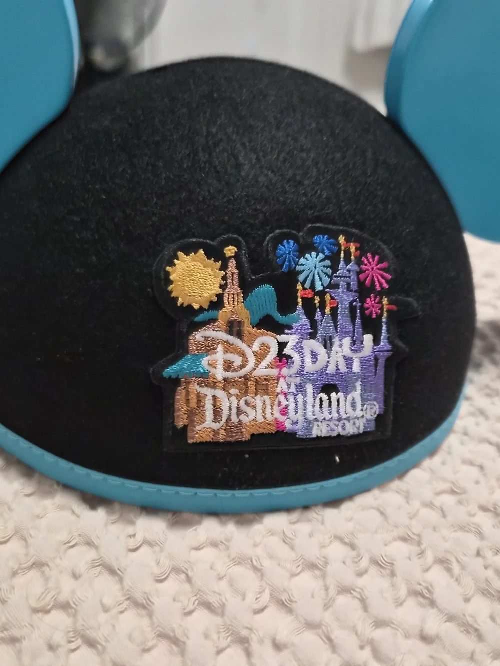 Disney Black and Bright Blue Kids Mickey Ear Headband
